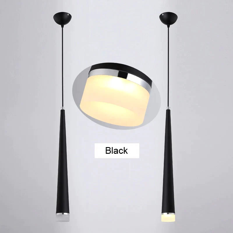 Lampes suspendues modernes 3W LED Lampes suspendues en forme de cône pour restaurant/salon/bar Lamparas Luminaire d'éclairage de décoration intérieure