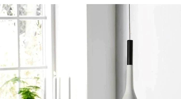 Modern Pendant Lights Kitchen Fixtures For Dining Room Restaurant Bars Home Bedroom White Black Red Lighting Deco Hanging Lamp