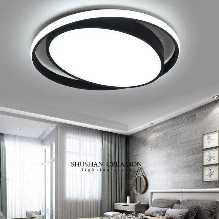 Nouvelle arrivée LED plafonnier lampe luminaire salon chambre cuisine montage en surface dimmable avec télécommande Dero