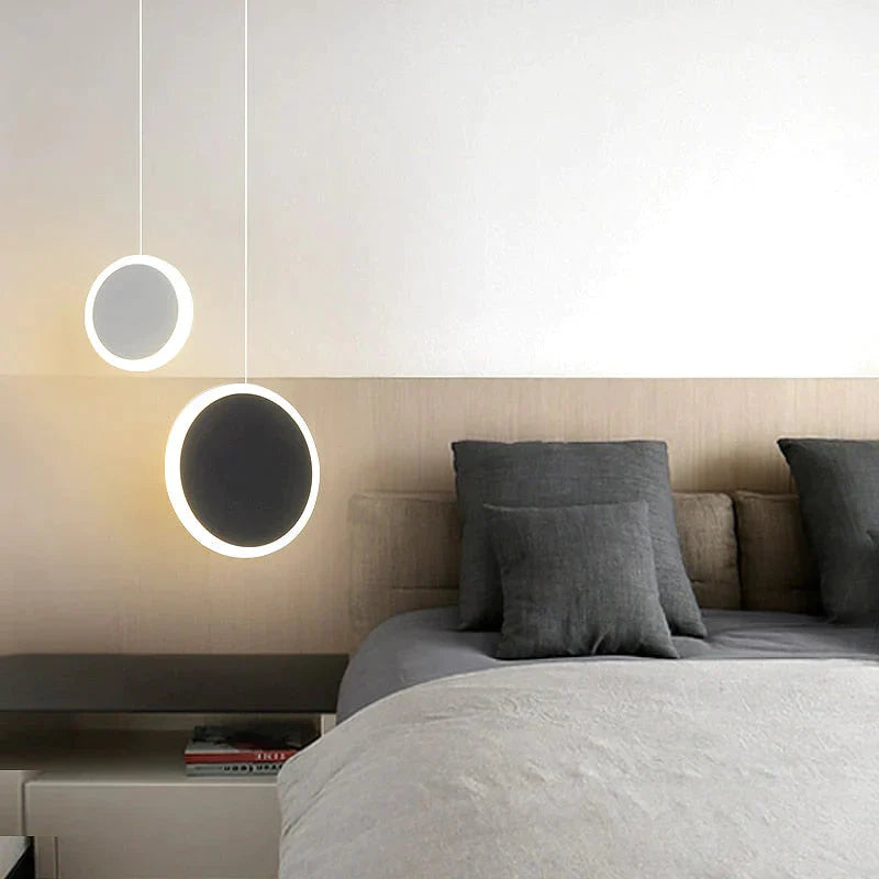 New Arrival Pendant Lights Modern Led Pendant Lamp For Bedside Dining Room Bar White Or Black Color Fixtures
