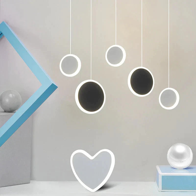 New Arrival Pendant Lights Modern Led Pendant Lamp For Bedside Dining Room Bar White Or Black Color Fixtures