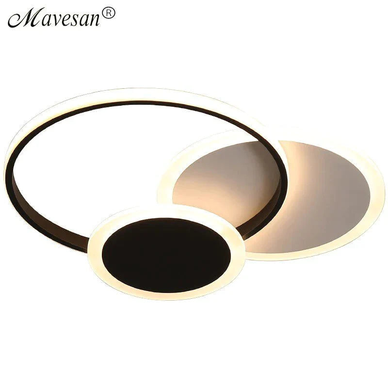 Nouveaux plafonniers à LED pour salon, chambre à coucher, luminaires ronds et carrés, lampes dôme modernes à intensité variable Dero Lamparas De Techo