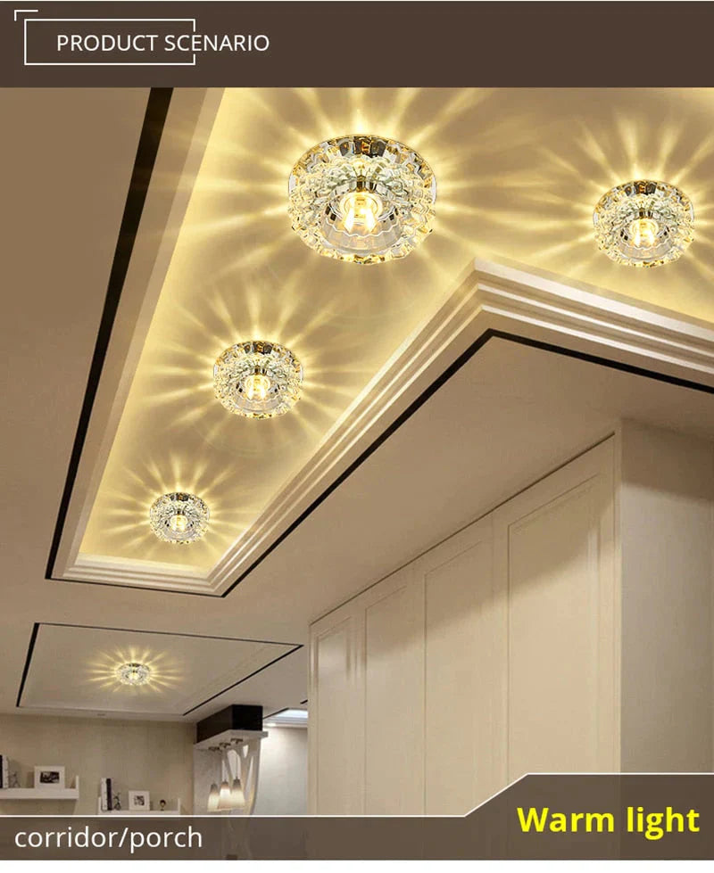 Nia - Flush Mount Small LED Ceiling Light for Art Gallery Decoration Front Balcony lamp Porch light corridors Light Fixture
