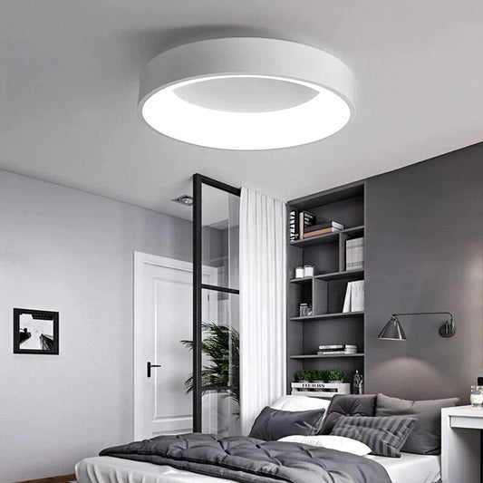 Nora - LED Ceiling Light Bedroom Modern Panel Lamp Lighting Fixture Living Room Ceiling Lamp Kitchen Surface Mount Flush Remote Control