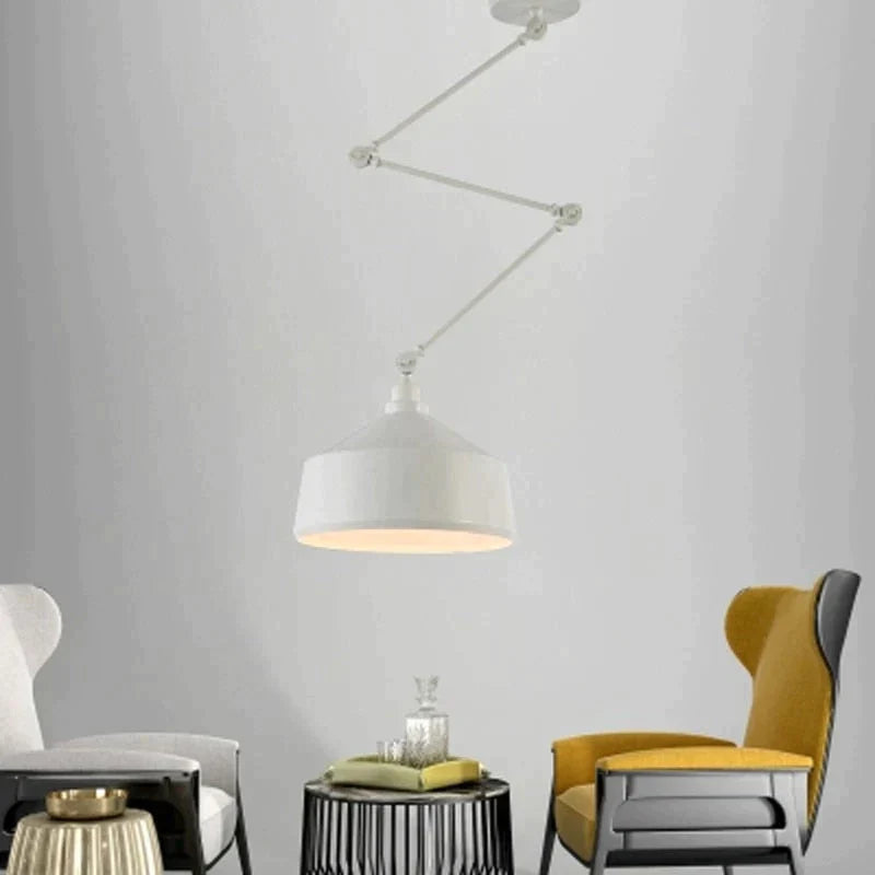 Lampes suspendues de personnalité nordiques à monter soi-même, lampe pliante en fer, lampe suspendue pour chambre à coucher, bureau, bar, restaurant, lumières réglables créatives