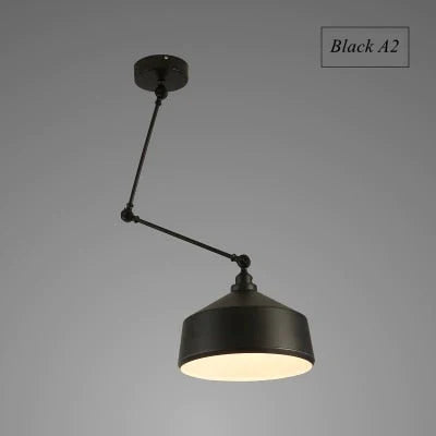 Lampes suspendues de personnalité nordiques à monter soi-même, lampe pliante en fer, lampe suspendue pour chambre à coucher, bureau, bar, restaurant, lumières réglables créatives
