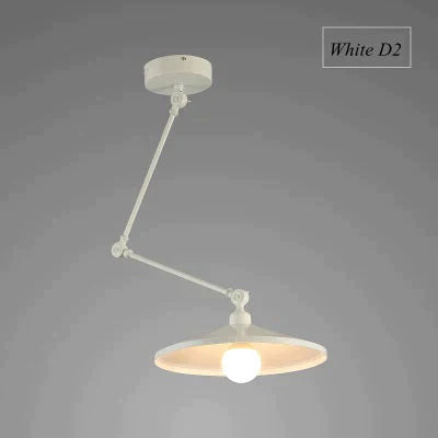 Lampes suspendues de personnalité nordiques à monter soi-même, lampe pliante en fer, lampe suspendue pour chambre à coucher, bureau, bar, restaurant, lumières réglables créatives