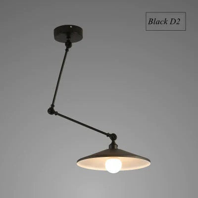 Lampes suspendues de personnalité nordiques à monter soi-même, lampe pliante en fer, lampe suspendue pour chambre à coucher, bureau, bar, restaurant, lumières réglables créatives