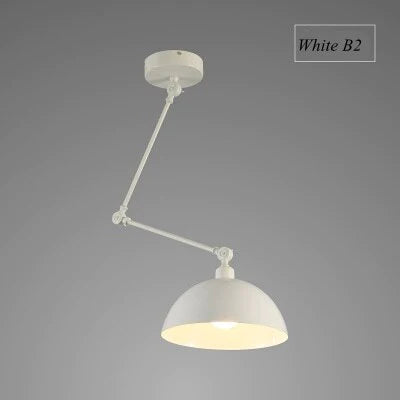 Lampes suspendues de personnalité nordiques à monter soi-même, lampe pliante en fer, lampe suspendue pour chambre à coucher, bureau, bar, restaurant, lumières réglables créatives
