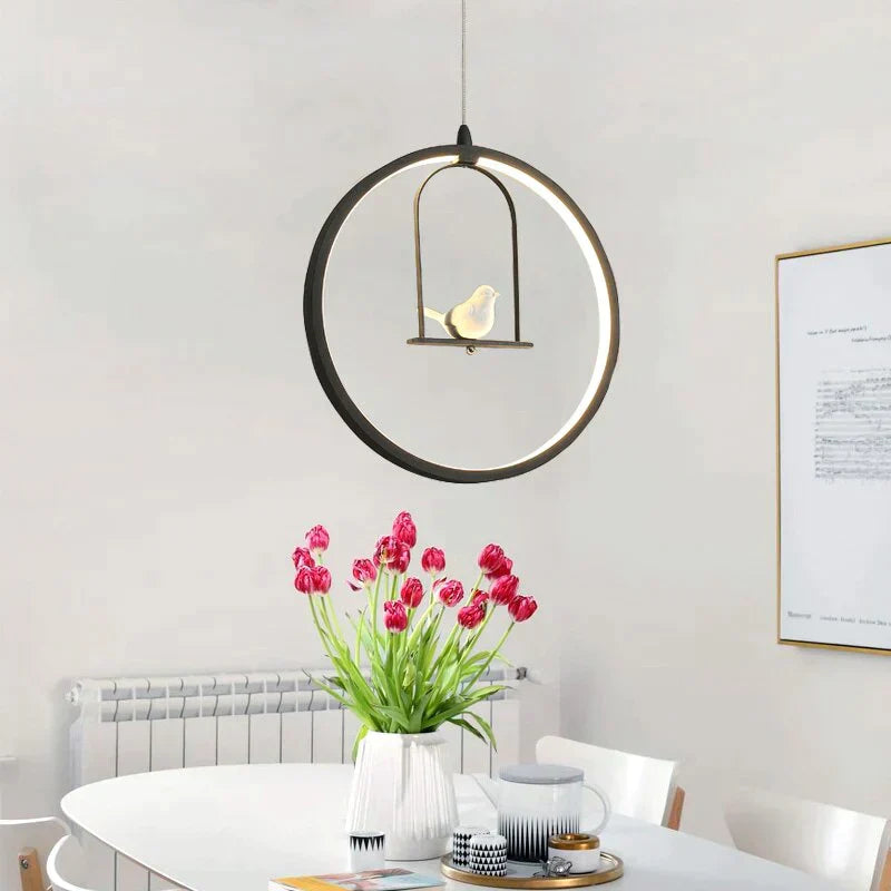 Lampes nordiques Lampe suspendue moderne en aluminium Corps de lampe Luminaria Lustre Lampes suspendues à LED pour salle à manger Luminaire à suspension Art déco