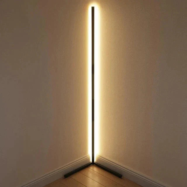 Nordic LED Floor Lamp RGB Corner LED Right Angle Floor Lights Coloful Bedroom lamp Lighting Remote Control Corner Standing Lamp
