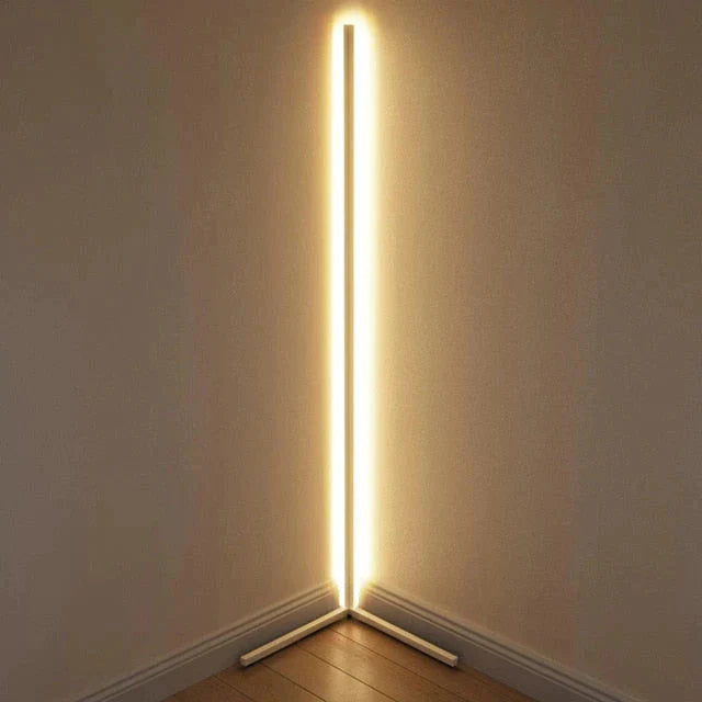 Nordic LED Floor Lamp RGB Corner LED Right Angle Floor Lights Coloful Bedroom lamp Lighting Remote Control Corner Standing Lamp