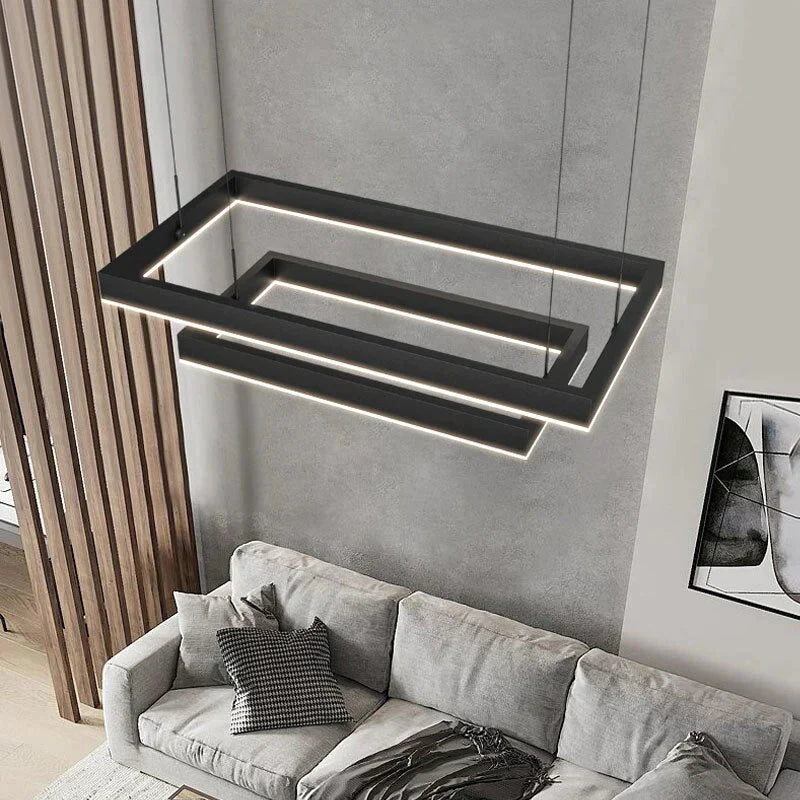 Nova - Lustre créatif rectangulaire minimaliste