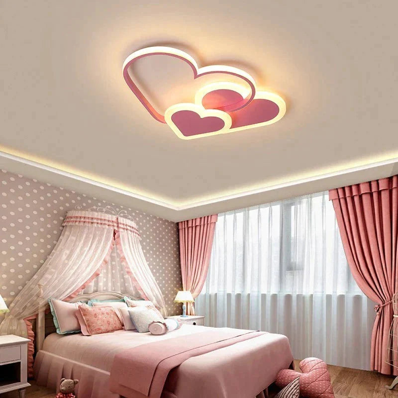 Lustre LED rose pour chambre de fille, lampe d'éclairage en acrylique, luminaire moderne neuf, luminaire Lampadario, lustres