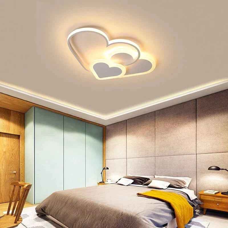 Lustre LED rose pour chambre de fille, lampe d'éclairage en acrylique, luminaire moderne neuf, luminaire Lampadario, lustres