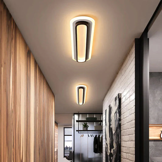 Modern Led Ceiling Lights For Living Room Bedroom Study Room Corridor White black color surface mounted Ceiling Lamp