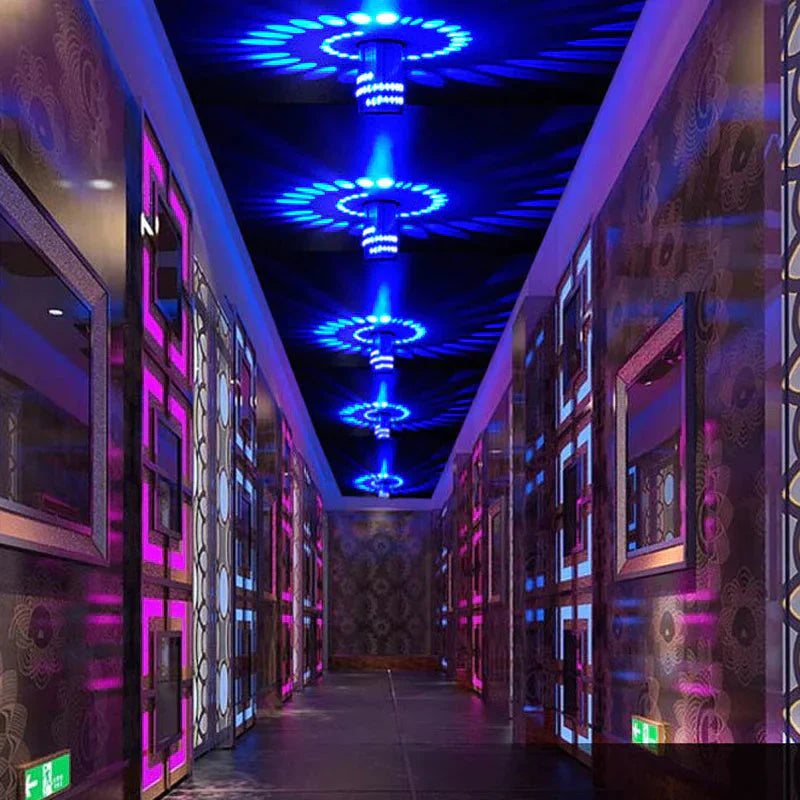 Modern LED Ceiling Light 3W RGB wall Sconce for Art Gallery Decoration Front Balcony lamp Porch light corridors Light Fixture