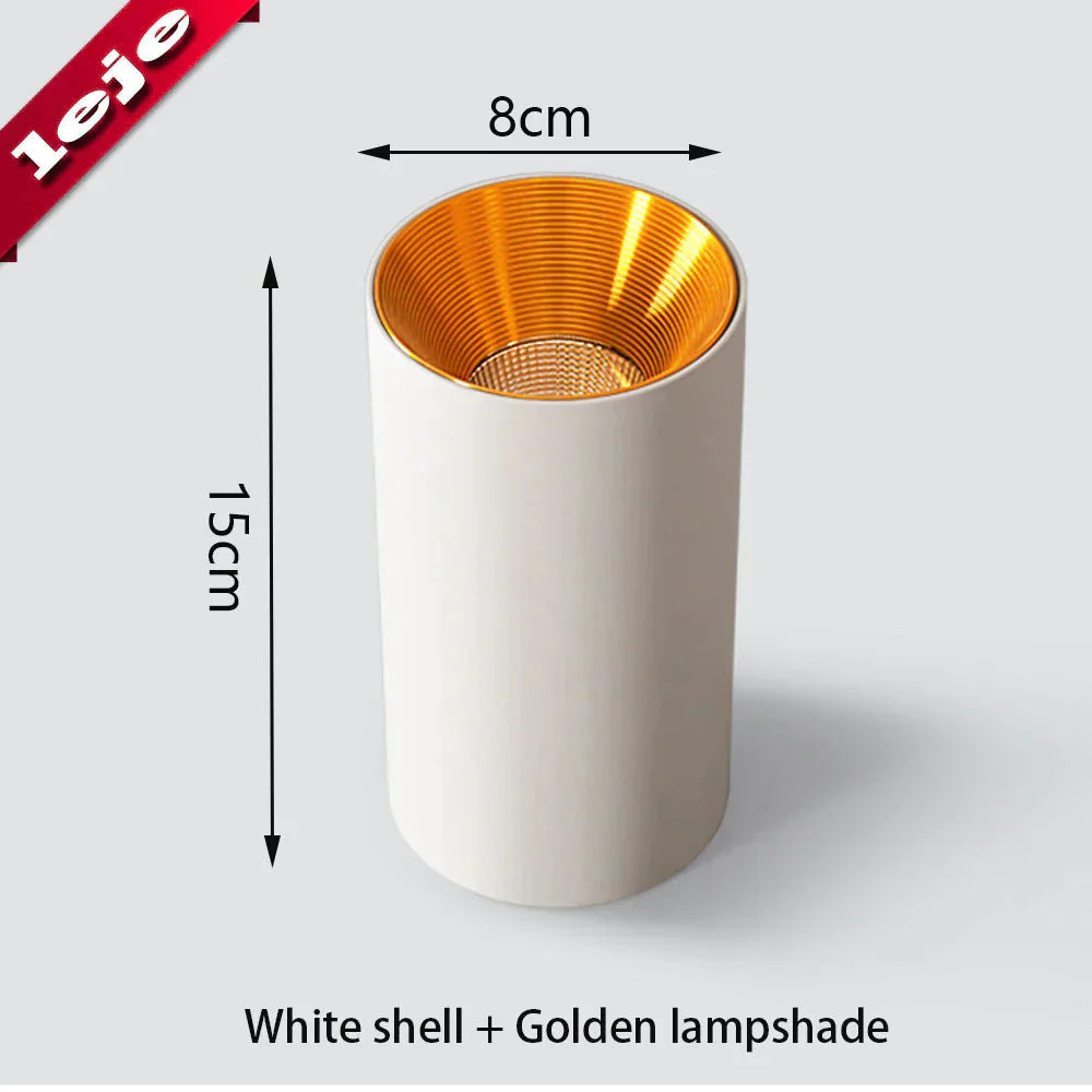 LED Ceiling light 8*15cm Mounting Surface ceiling lamp 10W Cylinder for Foyer/Balcony/Corridor/Bedroom/Restaurant