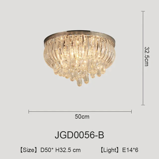 Plafonniers en cristal modernes pour cuisine, salon, chambre d'enfant, lampe de plafond, lampe de salle à manger à LED vintage Abajur Para Quarto