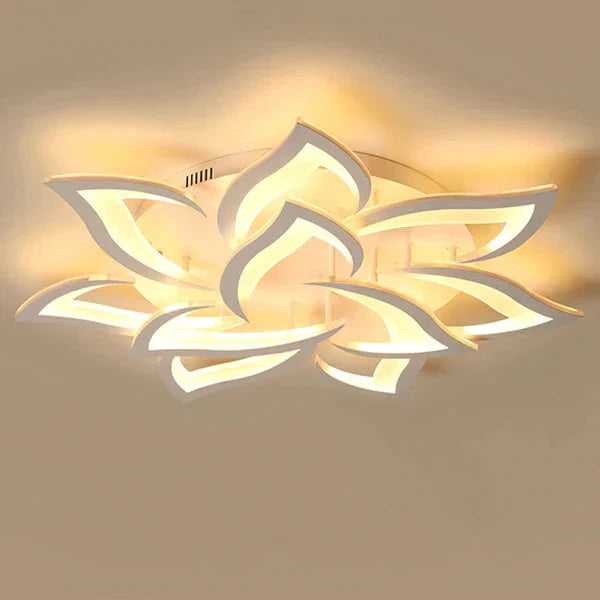 Plafonniers à LED modernes pour salon, cuisine, chambre à coucher, chambre d'enfants, lampe à intensité variable, luminaire Art déco avec télécommande