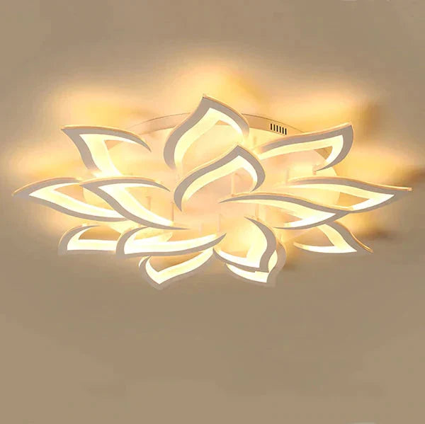 Plafonniers à LED modernes pour salon, cuisine, chambre à coucher, chambre d'enfants, lampe à intensité variable, luminaire Art déco avec télécommande