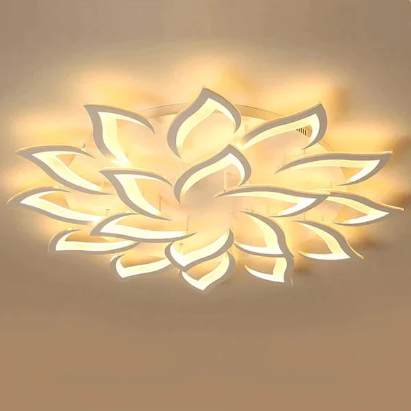 Plafonniers à LED modernes pour salon, cuisine, chambre à coucher, chambre d'enfants, lampe à intensité variable, luminaire Art déco avec télécommande
