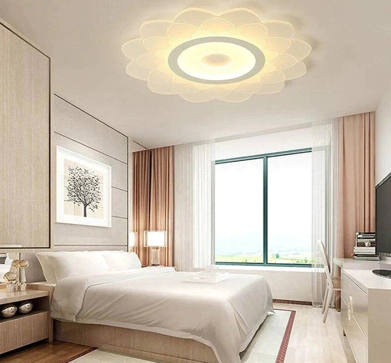 Led Home Lights For Living Room Modern LED Ceiling Lights With Remote Control Indoor Home Lamps Lamparas Led De Techo