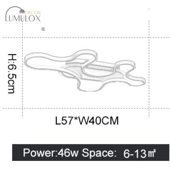 Modern Led Ceiling Lights For Living Room Bedroom Study Room White/Black Color Creative Modern Ceiling Lamp