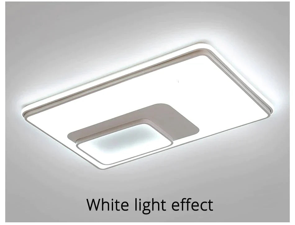 Modern LED Ceiling Lighting Ceiling Lamps Round/Square/Rectangle Design Ceiling For Living Room Led Indoor Home Lamps Fixtures