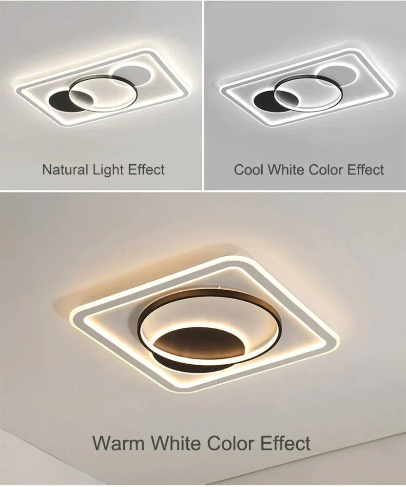 Modern Acrylic Ceiling Lights For Bedroom Support  Remote Control Lustre Led Surface Mount Lamps Lamparas De Techo