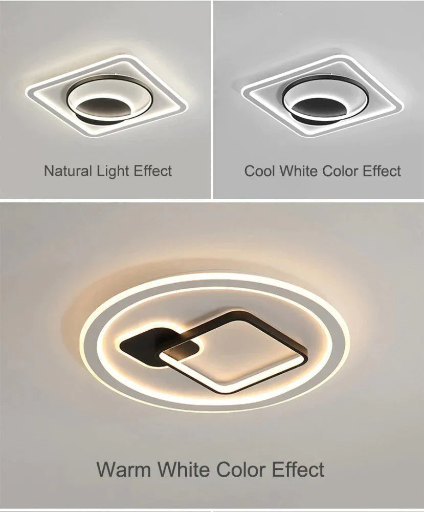Modern Acrylic Ceiling Lights For Bedroom Support  Remote Control Lustre Led Surface Mount Lamps Lamparas De Techo