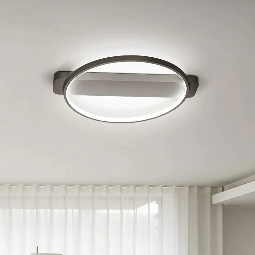 Nordic Circular Led Ceiling Light  Living Room Lighting Fixture Bedroom Kitchen Surface Mount Ceiling Plafondlamp Remote Control