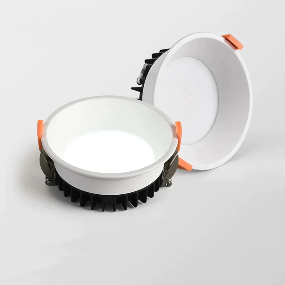 Spot LED à trois couleurs changeables, plafonnier encastré 15W 10W 7W, éclairage de salon simple à LED nordique