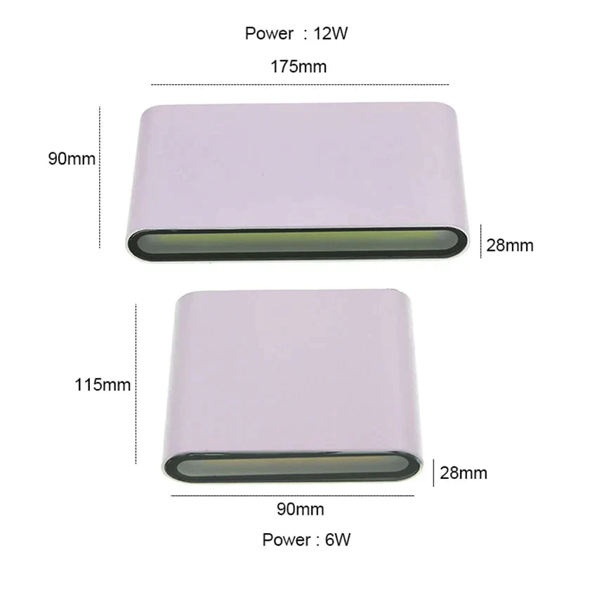 Outdoor Waterproof Wall Lamp Modern LED Wall Light Indoor Wall Sconce Decorative lighting Porch Garden Lights Wall Lamps RF01