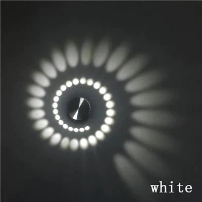 Modern LED Ceiling Light 3W RGB wall Sconce for Art Gallery Decoration Front Balcony lamp Porch light corridors Light Fixture