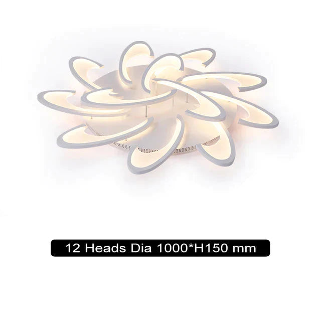 Remote Control LED Ceiling Lights with Ultra-thin Acrylic Flush Mount Lamp