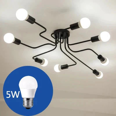 Vintage Ceiling Lights Iron Personality Ceiling Lights for Living & Bed Room