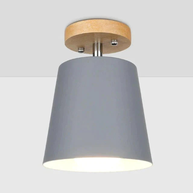 LED Ceiling Light Iron Wood Ceiling Lamps Nordic Modern Ceiling Lamp For Living Room Bedroom Decoration Fixture Corridor Kitchen