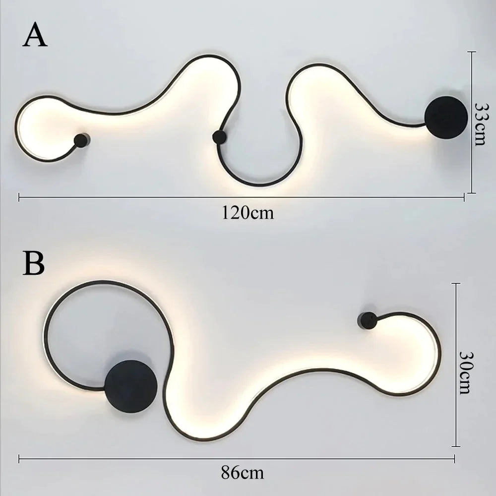 Plafonniers à LED modernes montés pour salon, chambre à coucher, couloir, luminaire d'intérieur, lampe de plafond à LED décorative pour la maison