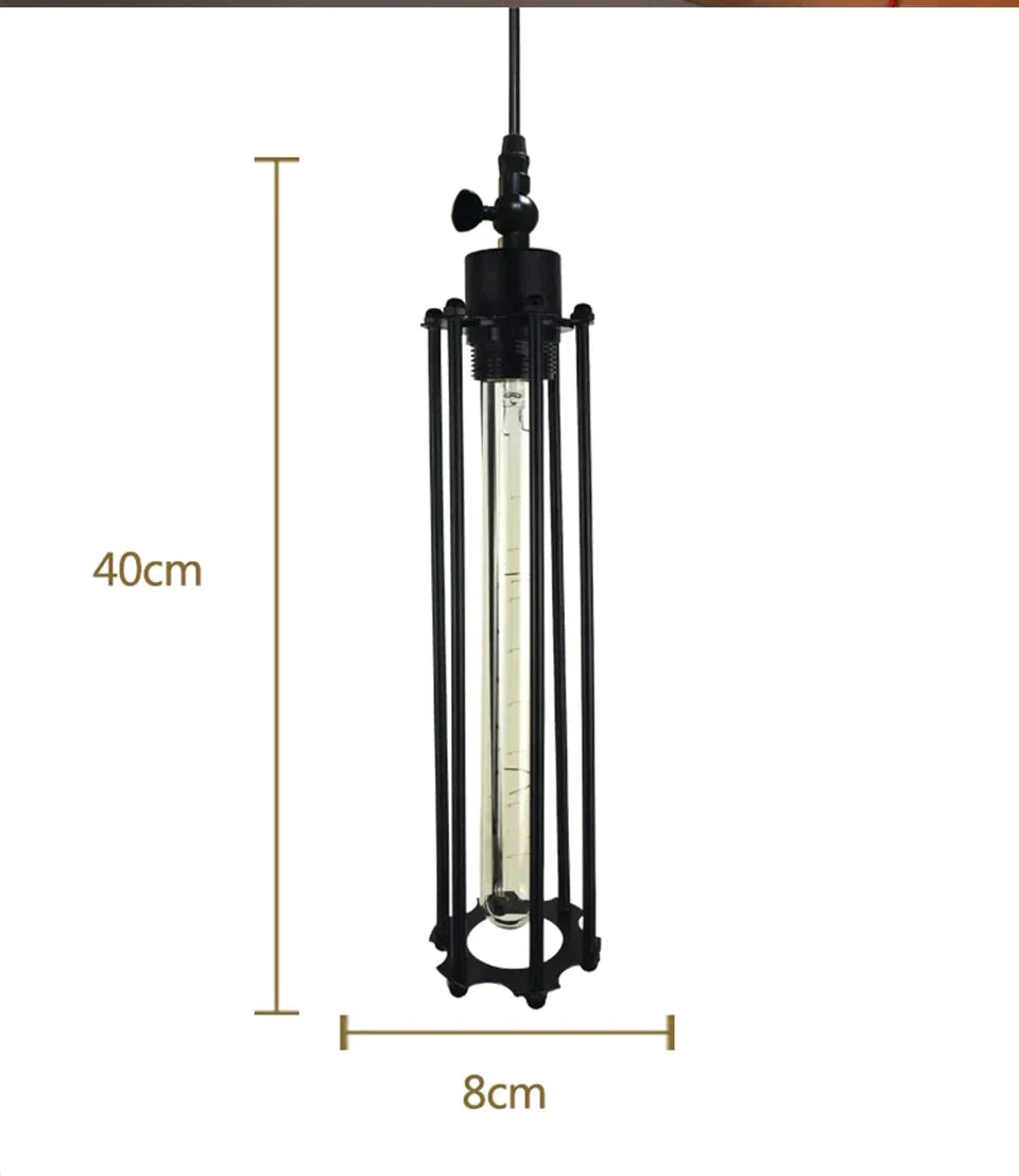 Lampes suspendues rétro vintage style steam punk industriel à tête unique utilisation ampoule Edison lampe suspendue lampe suspendue Luminaria