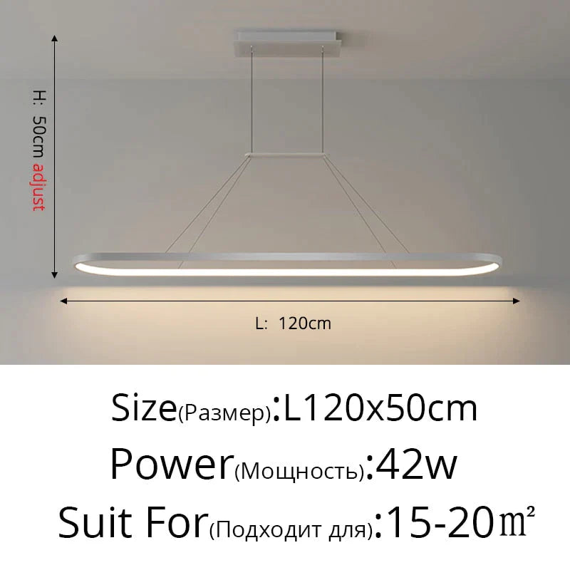 Salix V - Modern Minimalist Led Dimmable Bar Pendant Light