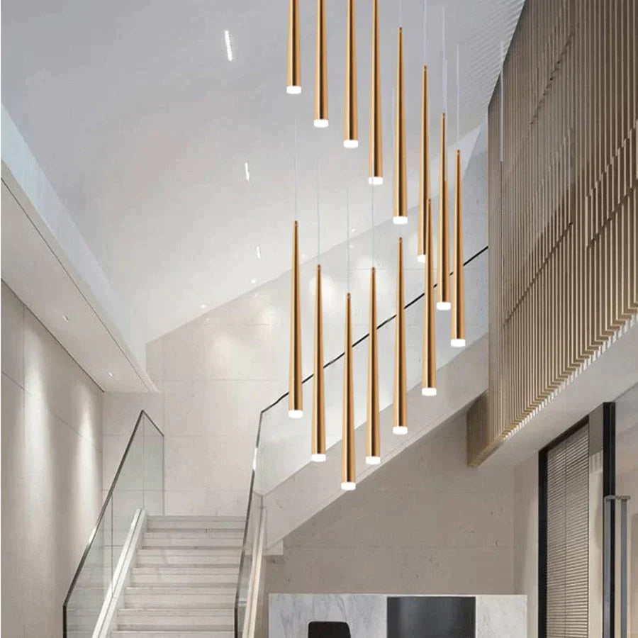 Starletts - LED Cone Pendant Light Gold