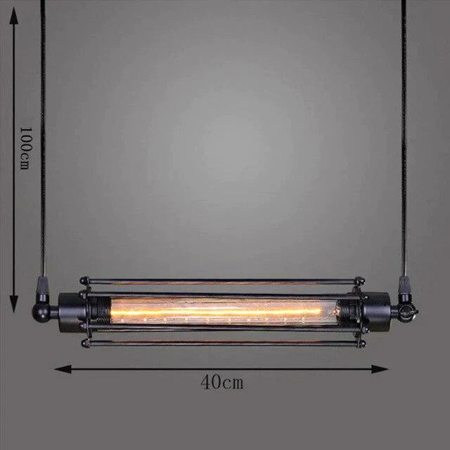 Luminaires suspendus en forme de flûte vintage, lampe suspendue rétro industrielle pour îlot de cuisine, bar, salon, luminaire E27