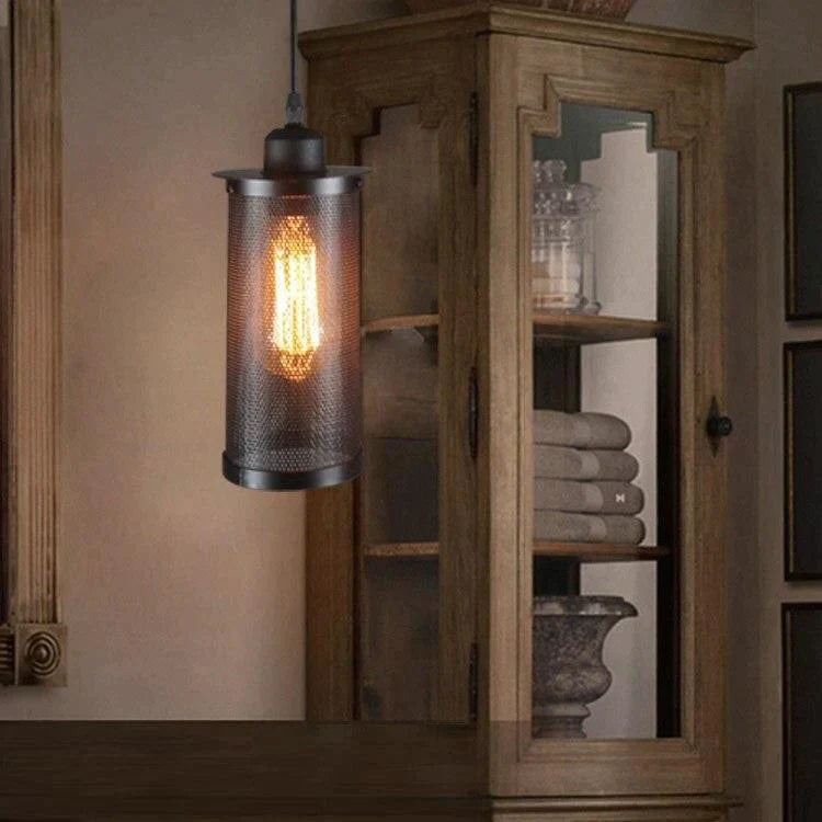 Lampe suspendue vintage en métal pour loft, îlot de cuisine, table à manger, salon, lampes suspendues rétro, luminaire suspendu